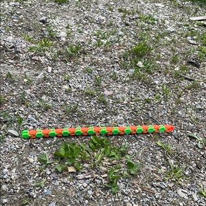 Vibrant Orange and Green Party Wand